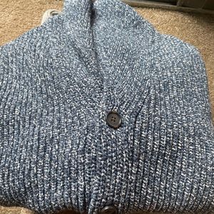 Banana Republic Cardigan Blue/ White XL Mens